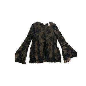 Lace Victoria’s Secret Top- XS-(Black)